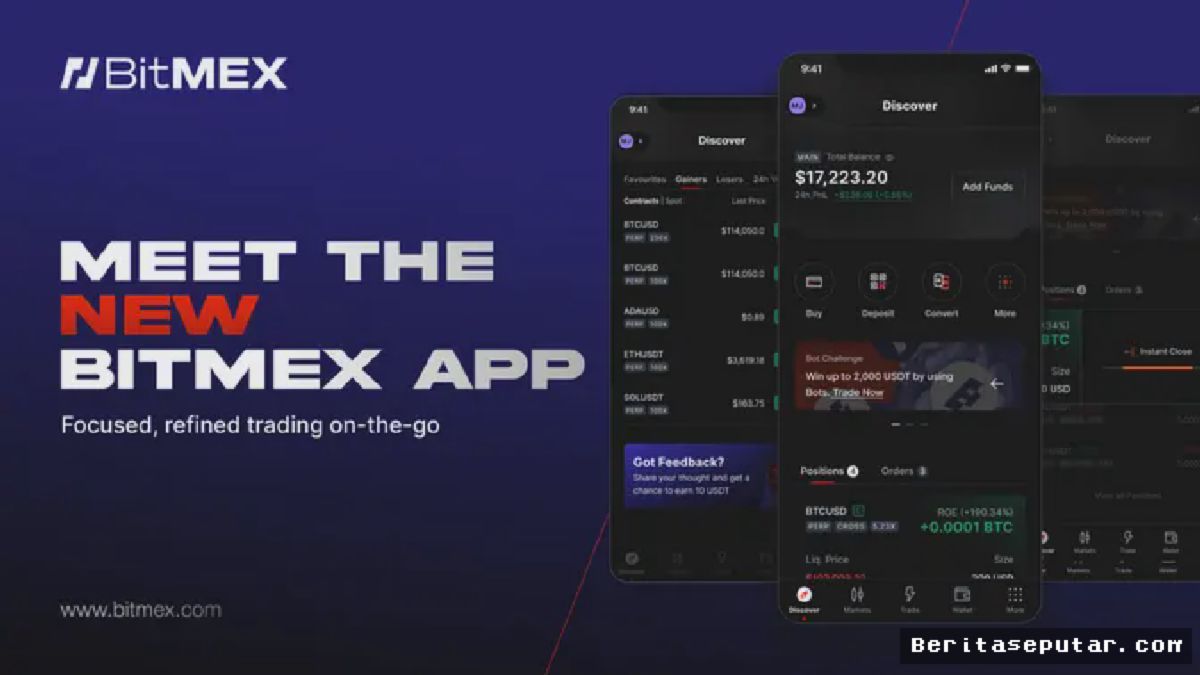 BitMEX Hentikan Operasional Permanen pada 23 September 2026