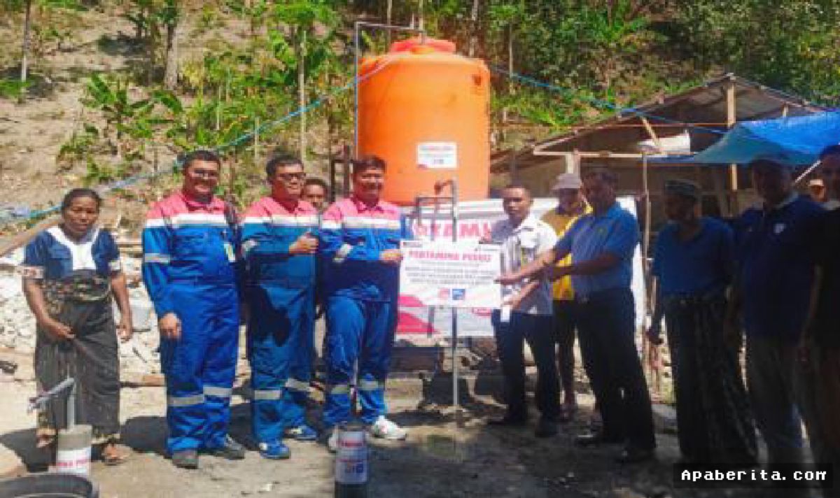 MANGGARAI — Pertamina Dekatkan Akses Air Bersih Warga Terdampak Gempa NTT