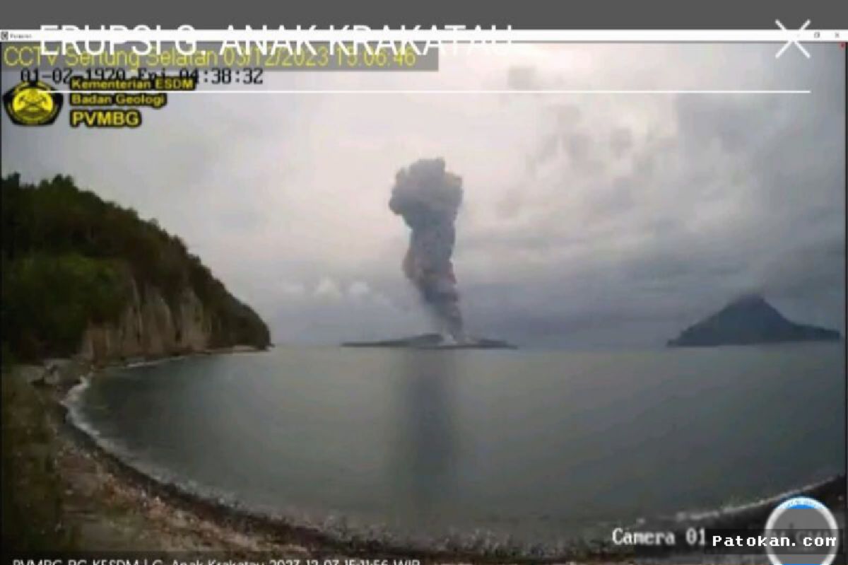 BMKG Tegaskan Surutnya Air Laut Anak Krakatau Tidak Memicu Tsunami