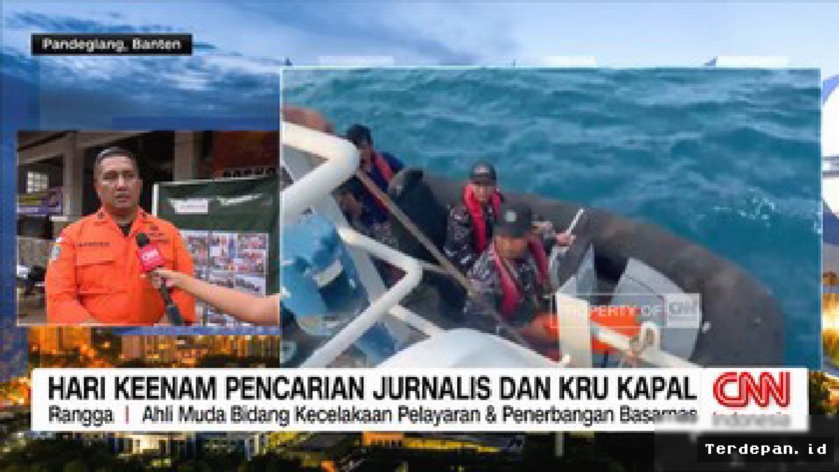 PERAIRAN SELAT — Tim SAR Perluas Pencarian Jurnalis Hilang Kontak