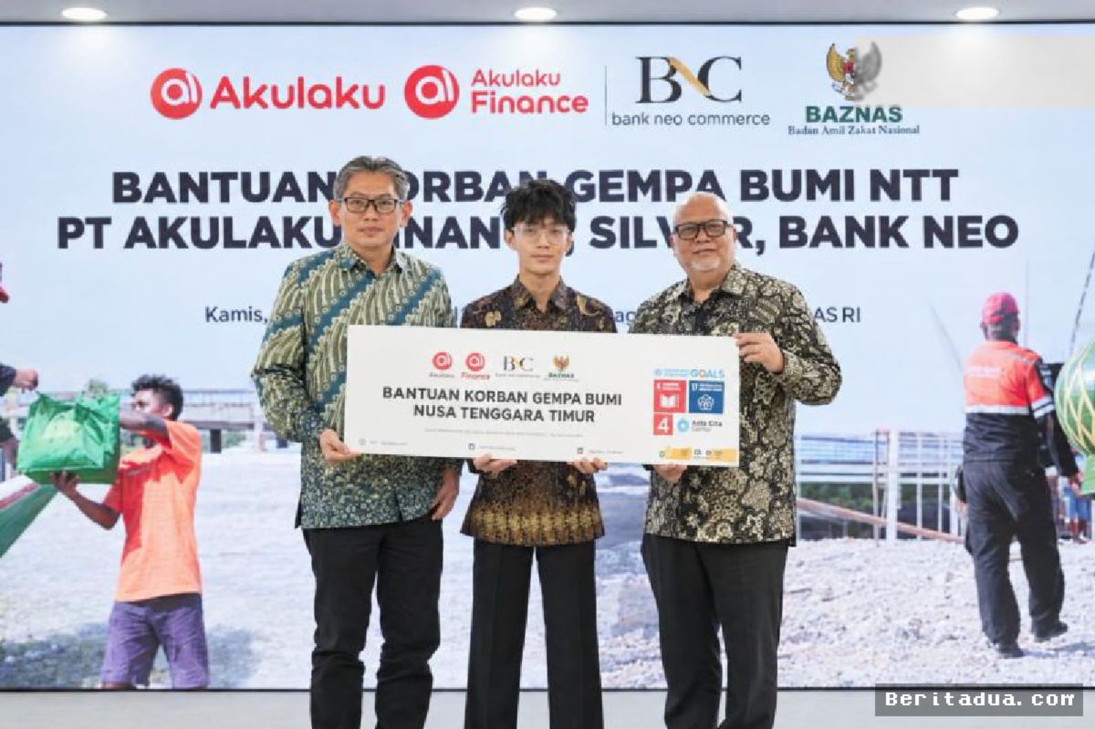 AKULAKU — Akulaku Group Salurkan Bantuan Pangan Korban Gempa NTT