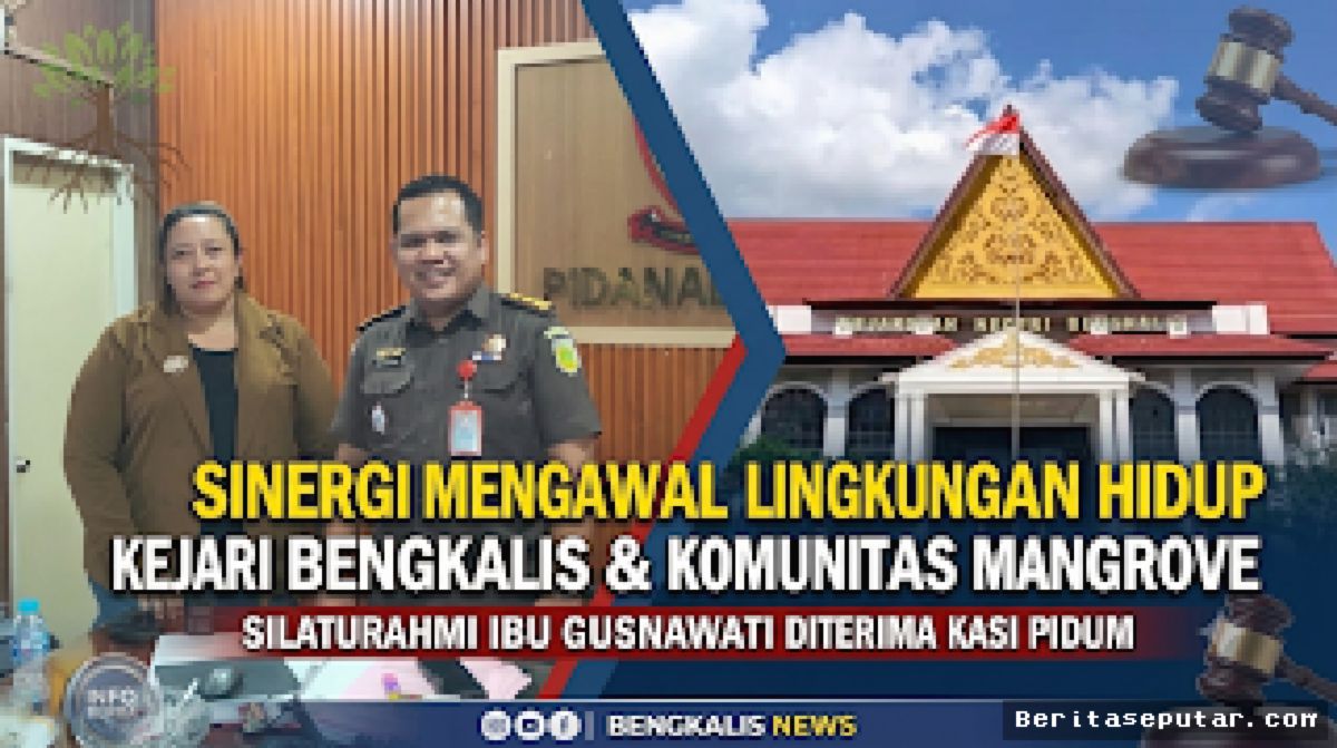 Gusnawati Silaturahi Kejaksaan Bengkalis Jaga Lingkungan Selat Malaka