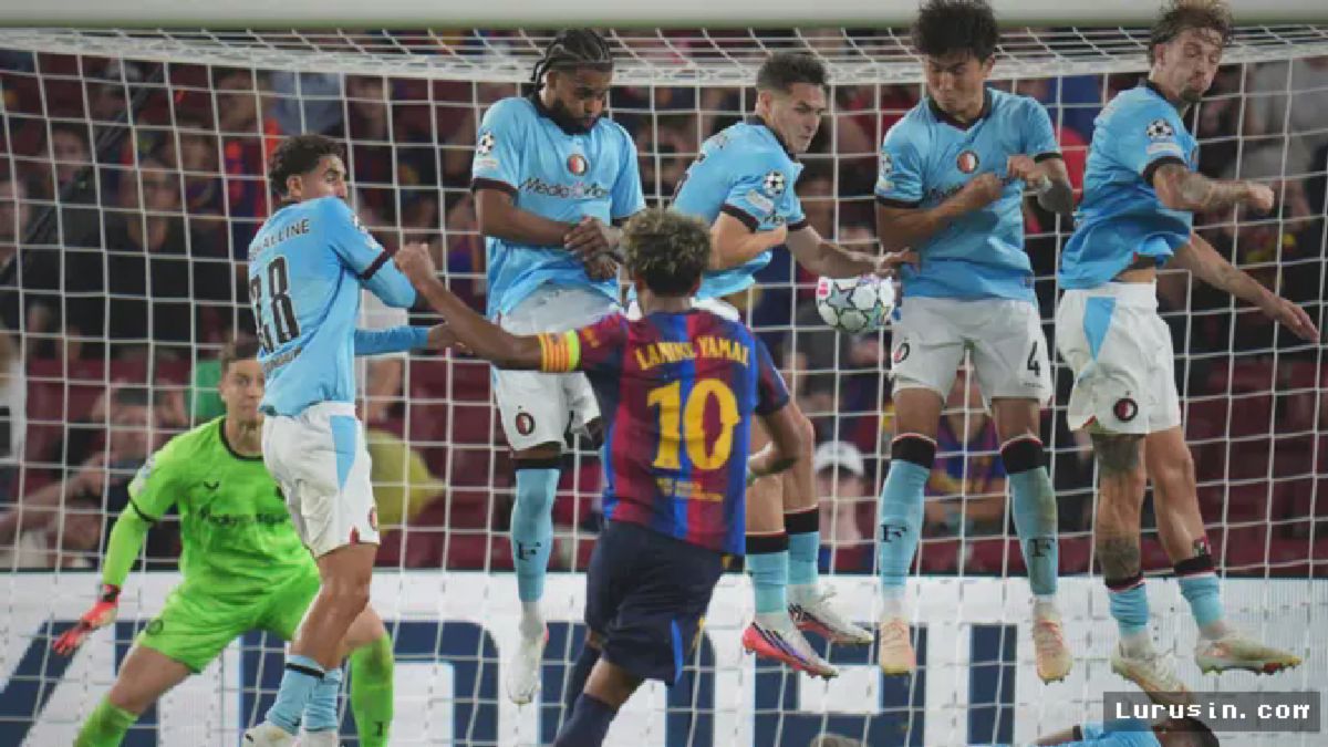 BARCELONA — Lamine Yamal Kunci Kemenangan Telak Atas Feyenoord