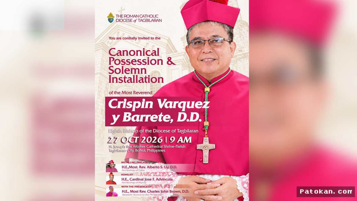 TAGBILARAN — Mgr. Crispin Varquez Dilantik Jadi Uskup Ke-8 Tagbilaran