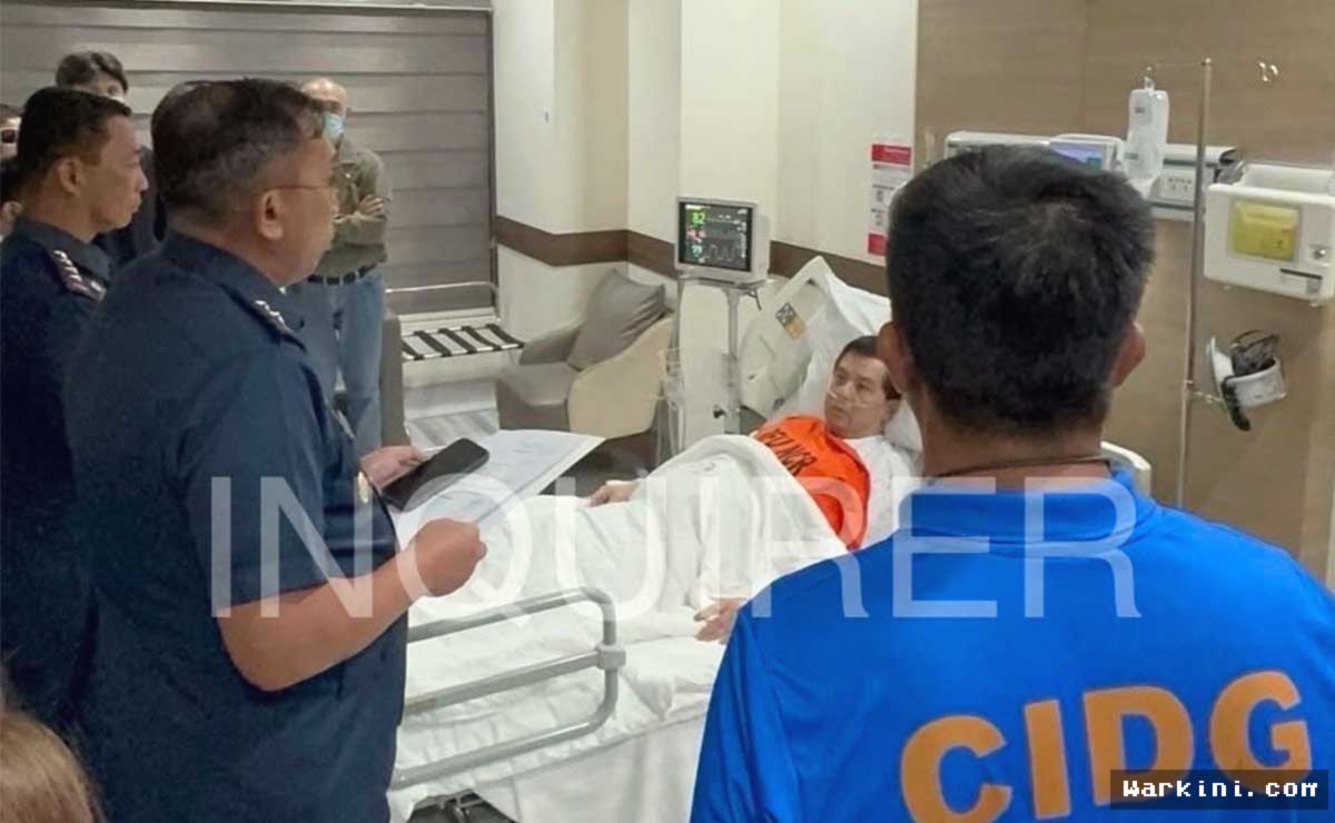 POLISI FILIPINA — Romualdez Belum Layak Bepergian Jelang Sidang Sandiganbayan