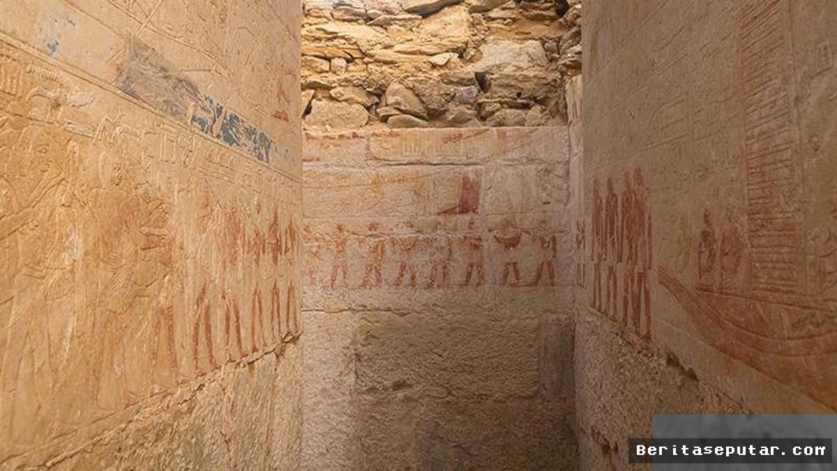 Arkeolog Temukan Makam Pejabat Mesir Kuno Berusia 4.000 Tahun di Saqqara