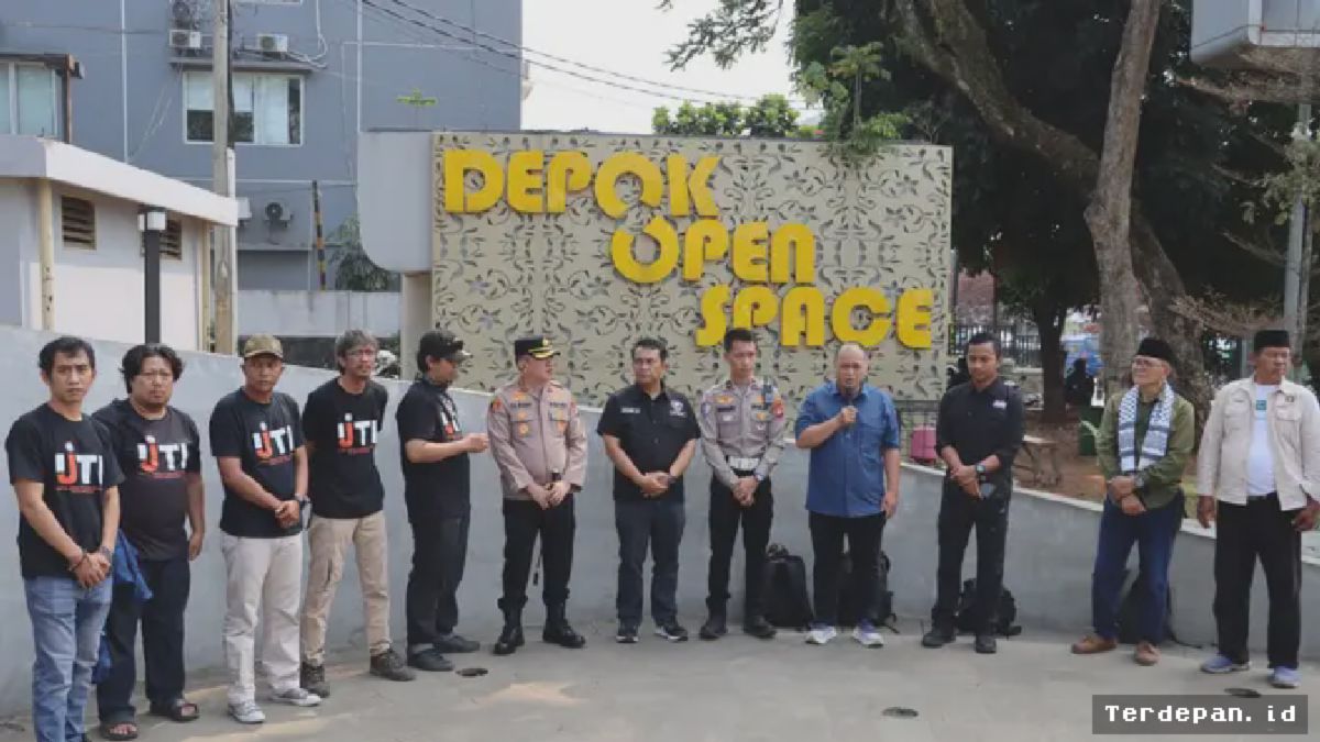 DEPOK — Wartawan Gelar Doa Bersama untuk Jurnalis Hilang di Selat Sunda