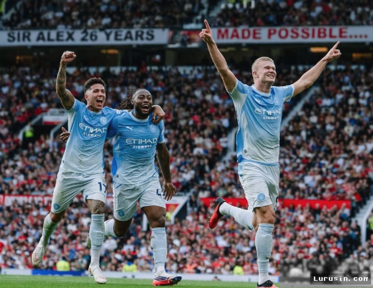 MANCHESTER — Gol Tunggal Haaland Benamkan Manchester United di Old Trafford