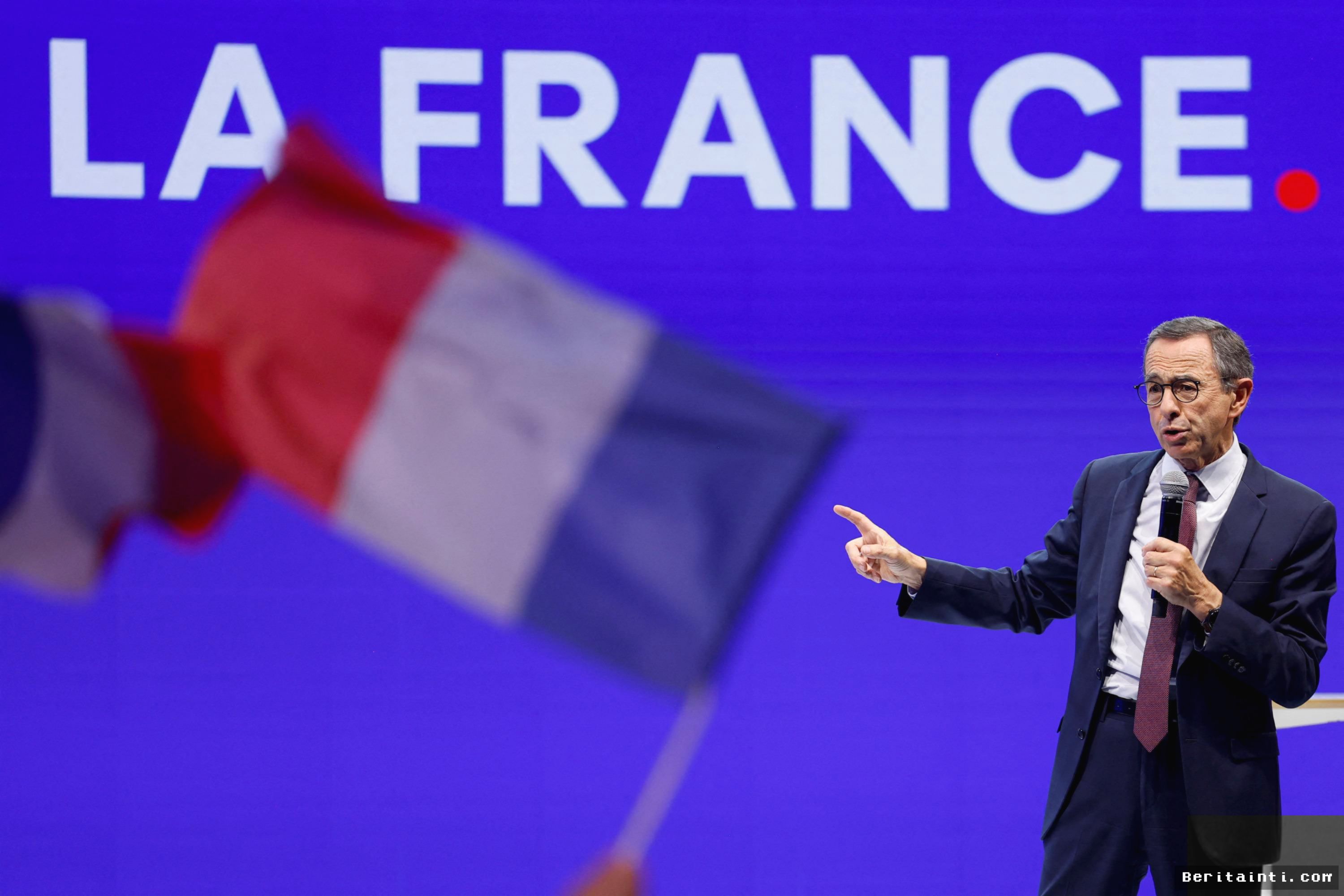 PARIS — Bruno Retailleau Serukan Pemuda Prancis Pilih Rekonstruksi Politik