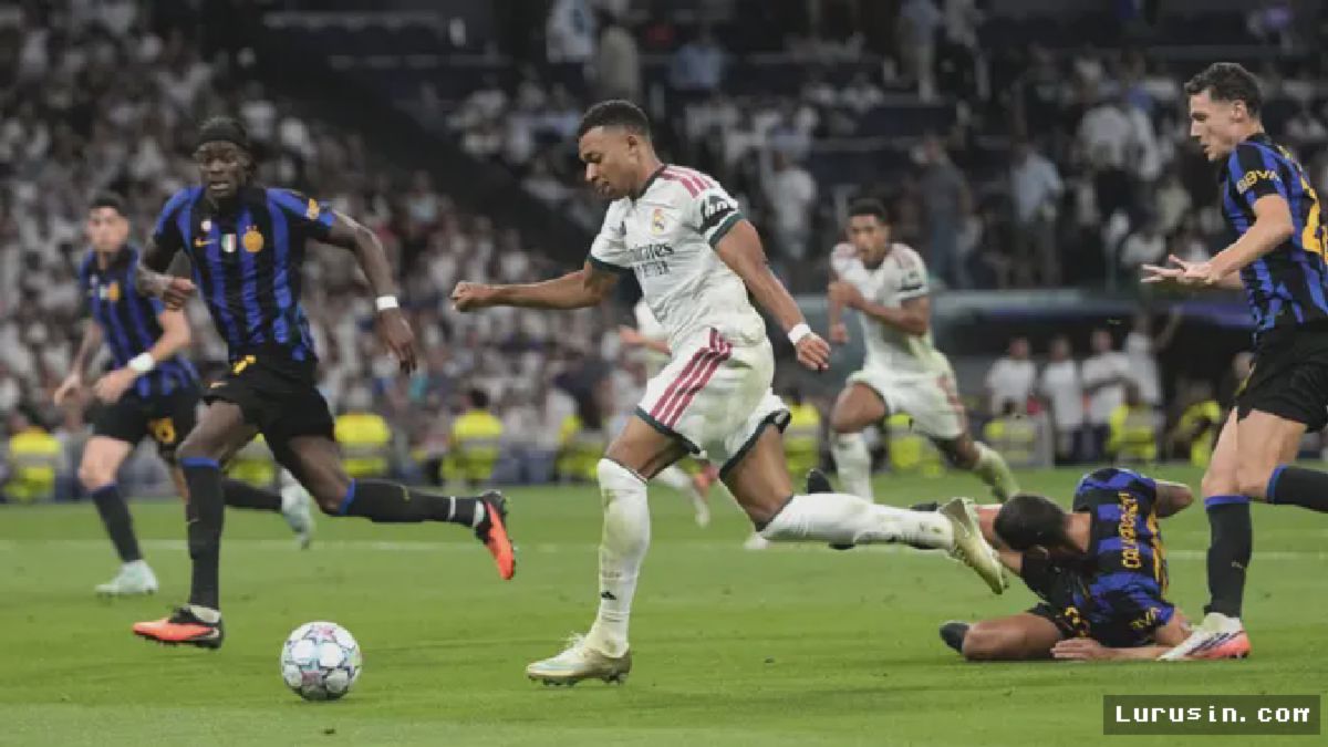 MADRID — Kylian Mbappe Pimpin Real Madrid Tumbangkan Inter Milan