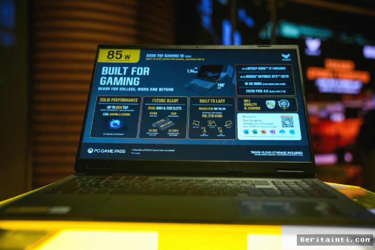 ASUS Luncurkan TUF Gaming 16 FX610 Bertenaga RTX 50 di Indonesia