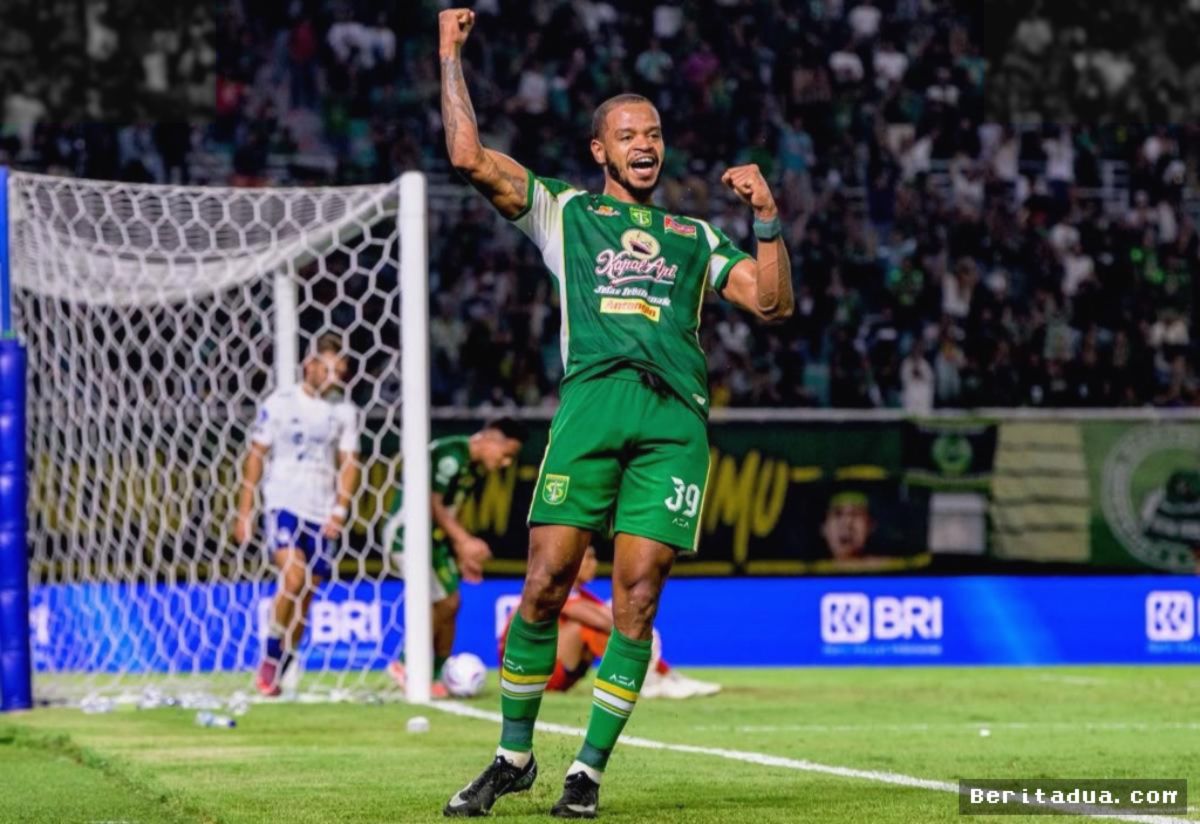Alex Martins Cetak Gol Perdana, Persebaya Amankan Kemenangan Krusial