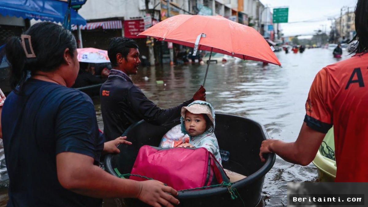 Banjir Thailand dan Myanmar Tewaskan Delapan Orang, 27 Provinsi Terendam