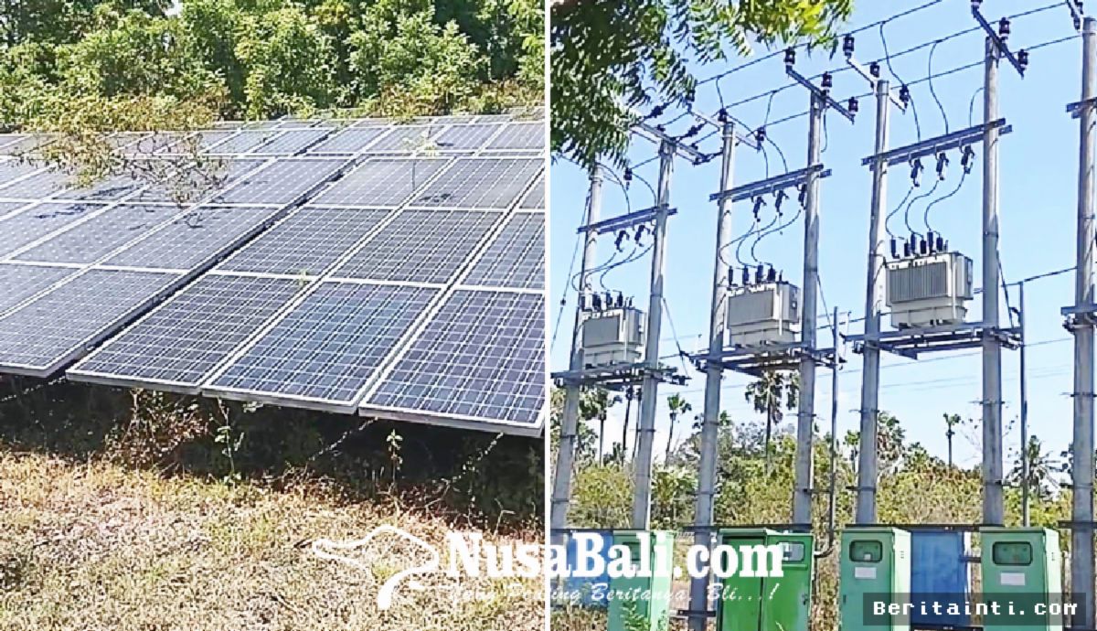 KARANGASEM — Pencurian Kabel Lumpuhkan PLTS Kubu Berkapasitas 1 MW