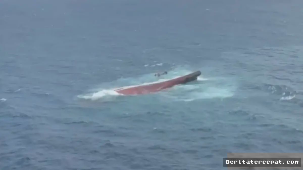 Bangkai Kapal Virgo Transport 8 Ditemukan Terbalik di Laut Jawa