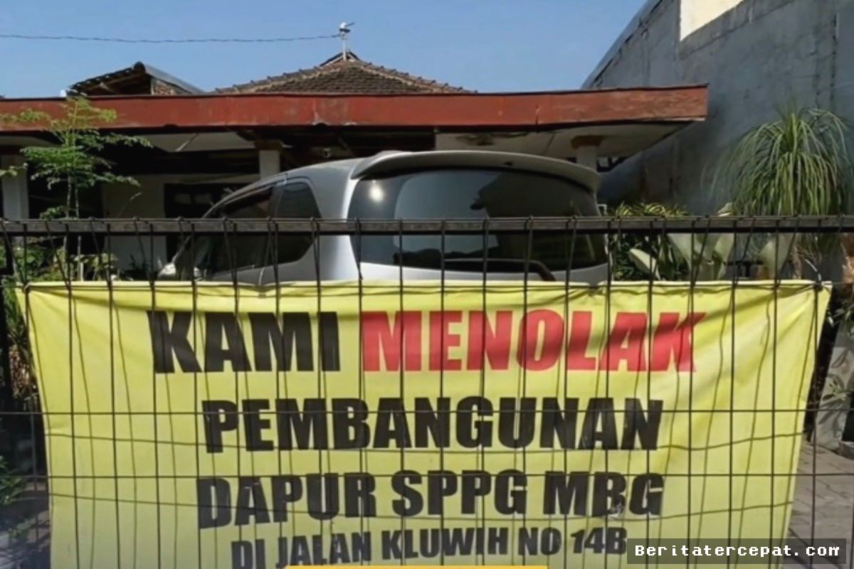 BANTUL — Warga Karangbendo Menolak Pembangunan Dapur Makan Bergizi Gratis