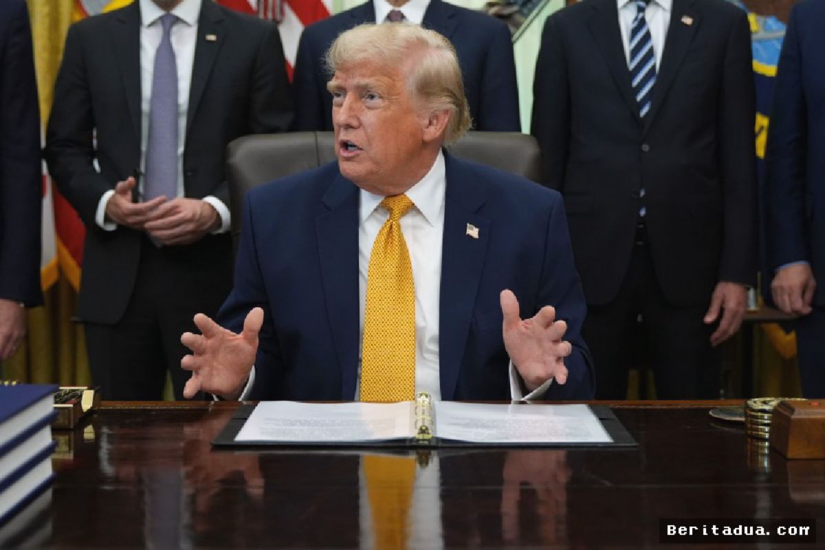 WASHINGTON — Trump Ancam Uni Eropa Saat Sengketa Peta Missouri Memanas
