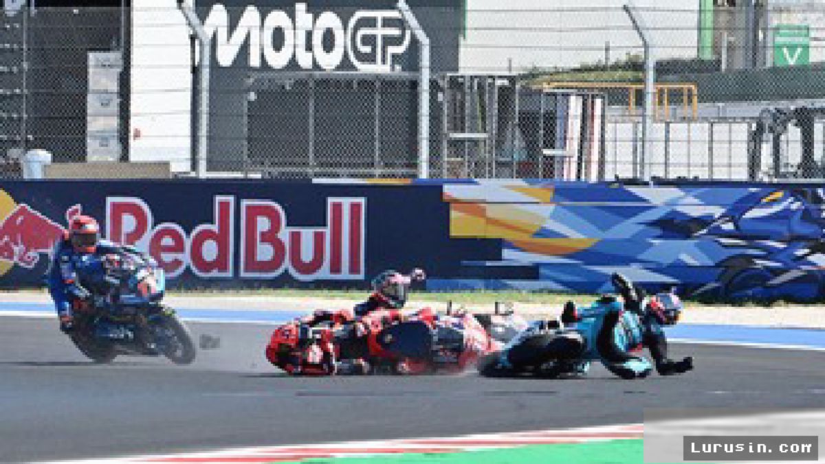MISANO — Tiga Pembalap Terdepan Jatuh, Mario Aji Finis Ke-22