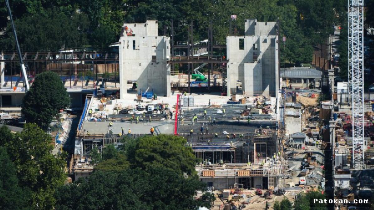 WASHINGTON — Trump Lanjutkan Proyek Renovasi Besar Gedung Putih