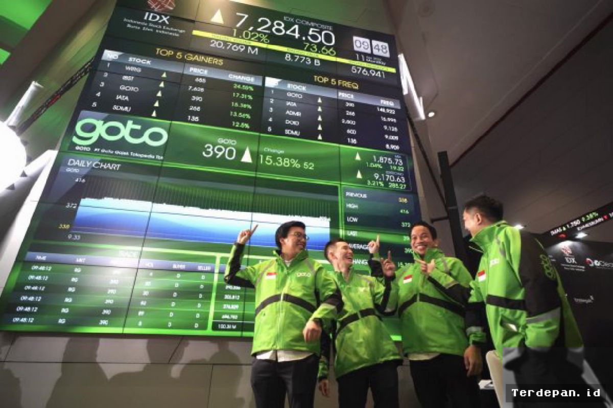 Morgan Stanley Transaksikan Saham GOTO Rp 25 di Pasar Negosiasi