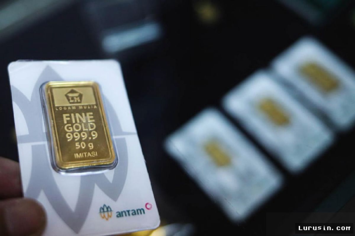 Harga Emas Antam Turun ke Rp2.580.000 per Gram Hari Ini