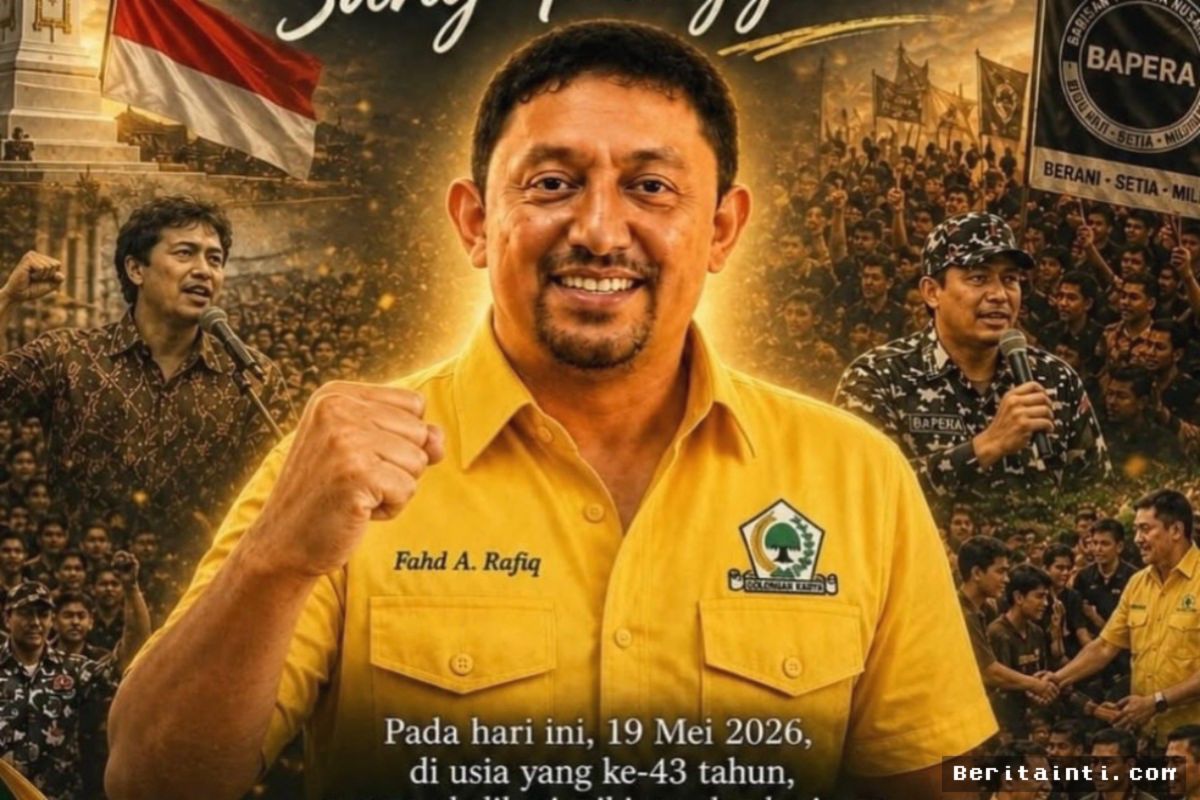 Bahlil Sebut Kasus Mafia Tanah Fahd Arafiq Musibah Partai Golkar