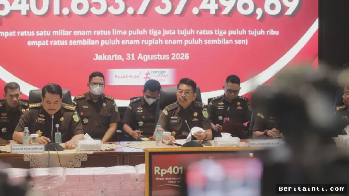 Kejagung Sita Rp 401 Miliar dari PT CNI Terkait Korupsi Nikel