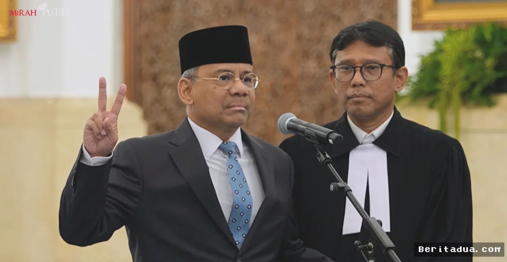 JAKARTA — Prabowo Lantik Suahasil Nazara Sebagai Menteri Keuangan
