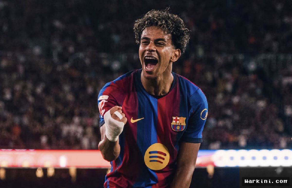 BARCELONA — Lamine Yamal Pecahkan Rekor Mbappe Usai Libas Feyenoord