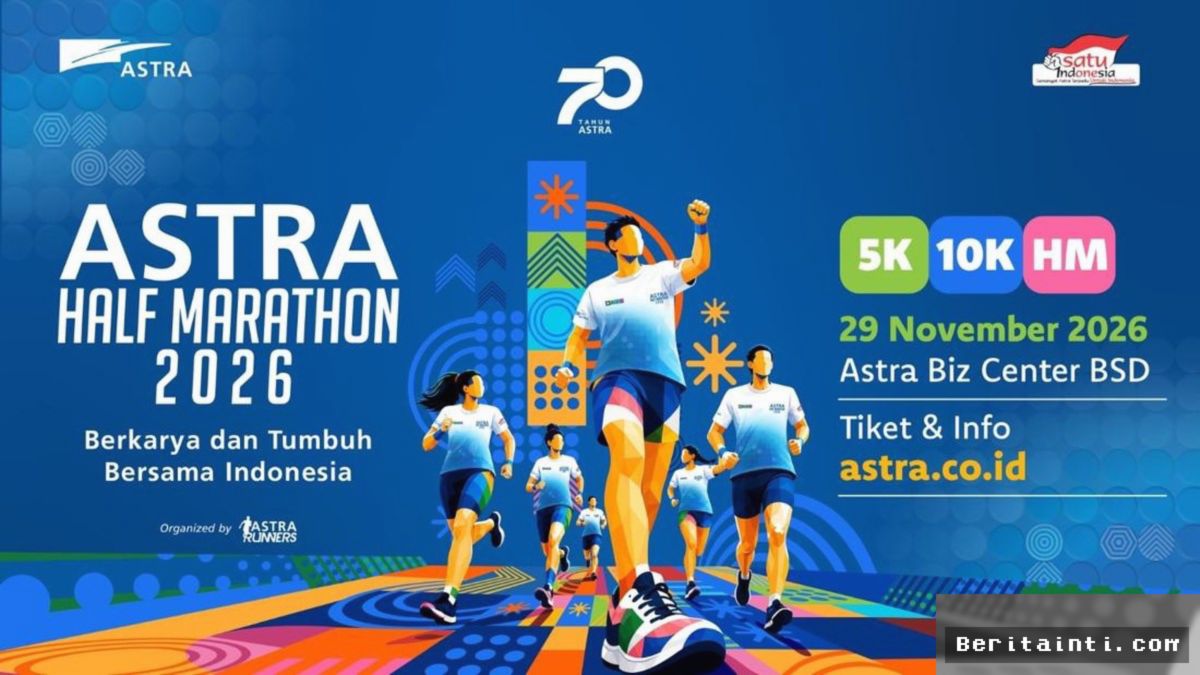 Astra Resmi Buka Pendaftaran Half Marathon 2026 Targetkan 6.000 Pelari