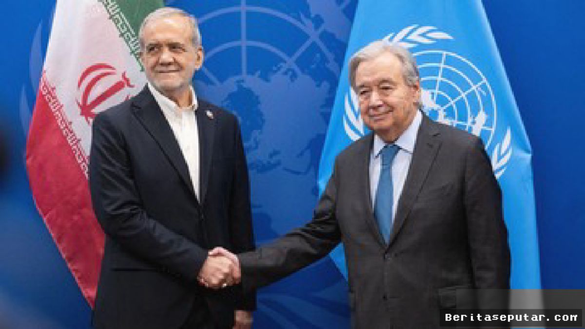 PBB — Guterres Bertemu Presiden Iran, Bahas Selat Hormuz