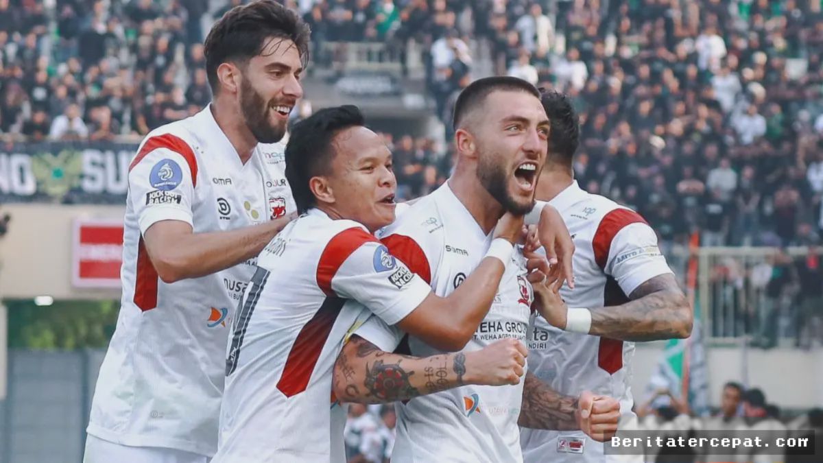 Dimitar Mitkov Cetak Empat Gol, Madura United Ancam PSIM Yogyakarta