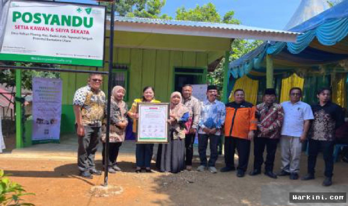 Dompet Dhuafa Resmikan Dua Posyandu Pascabencana di Tapanuli Tengah