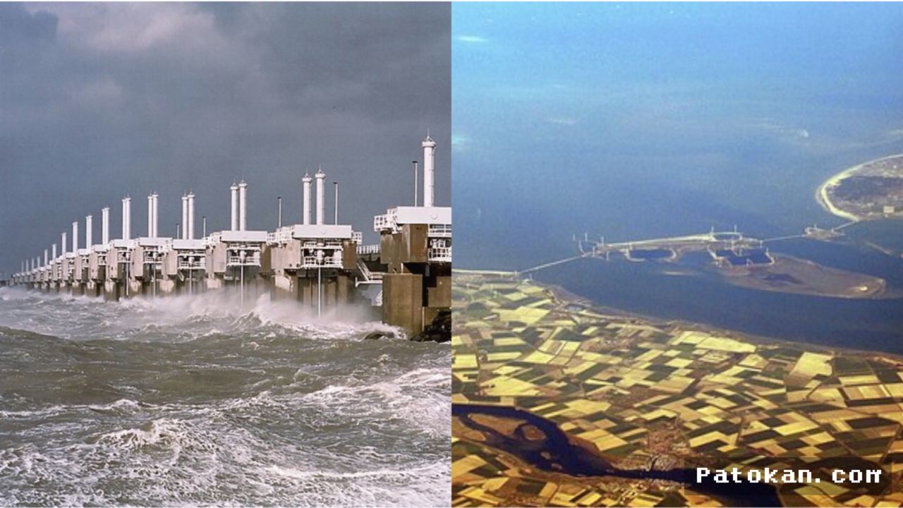 BELANDA — Tanggul Raksasa 9 Km Memicu Fenomena 'Lapar Pasir' di Oosterschelde
