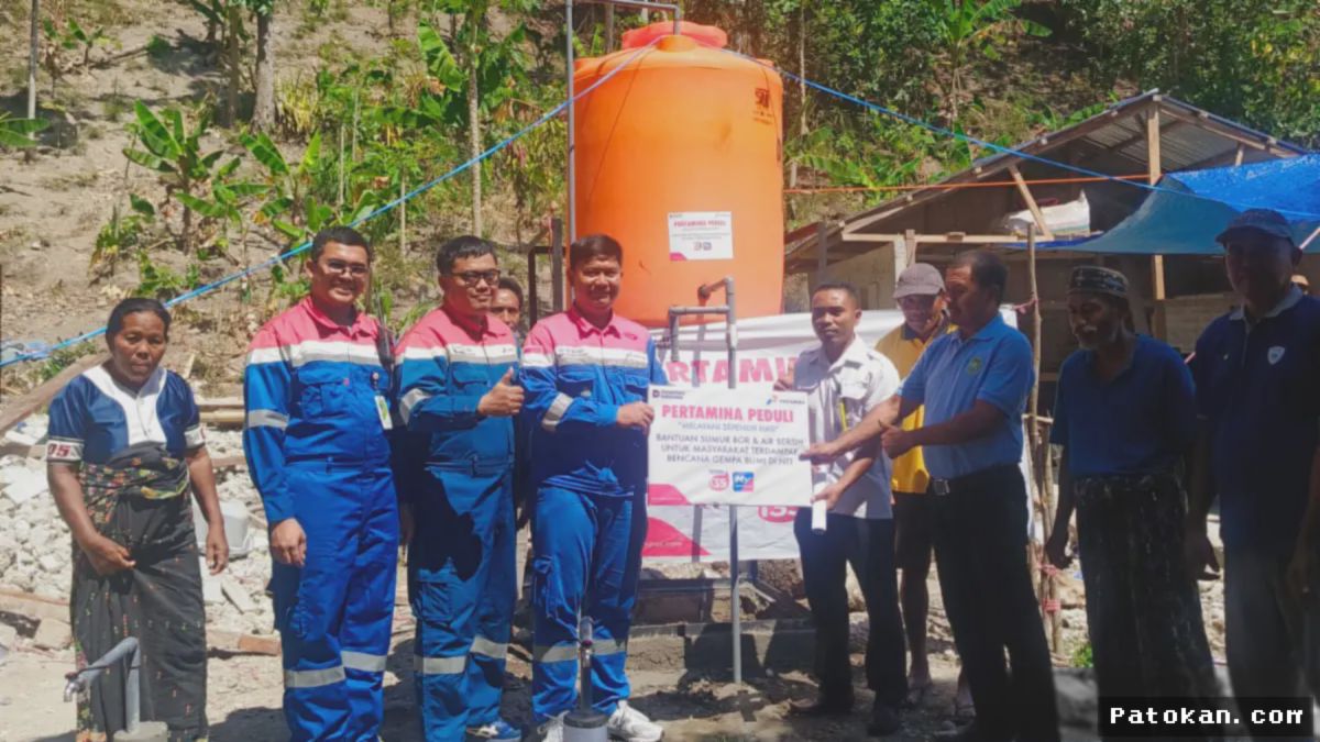 MANGGARAI — Pertamina Bangun Dua Sumur Bor Bantu Korban Gempa NTT