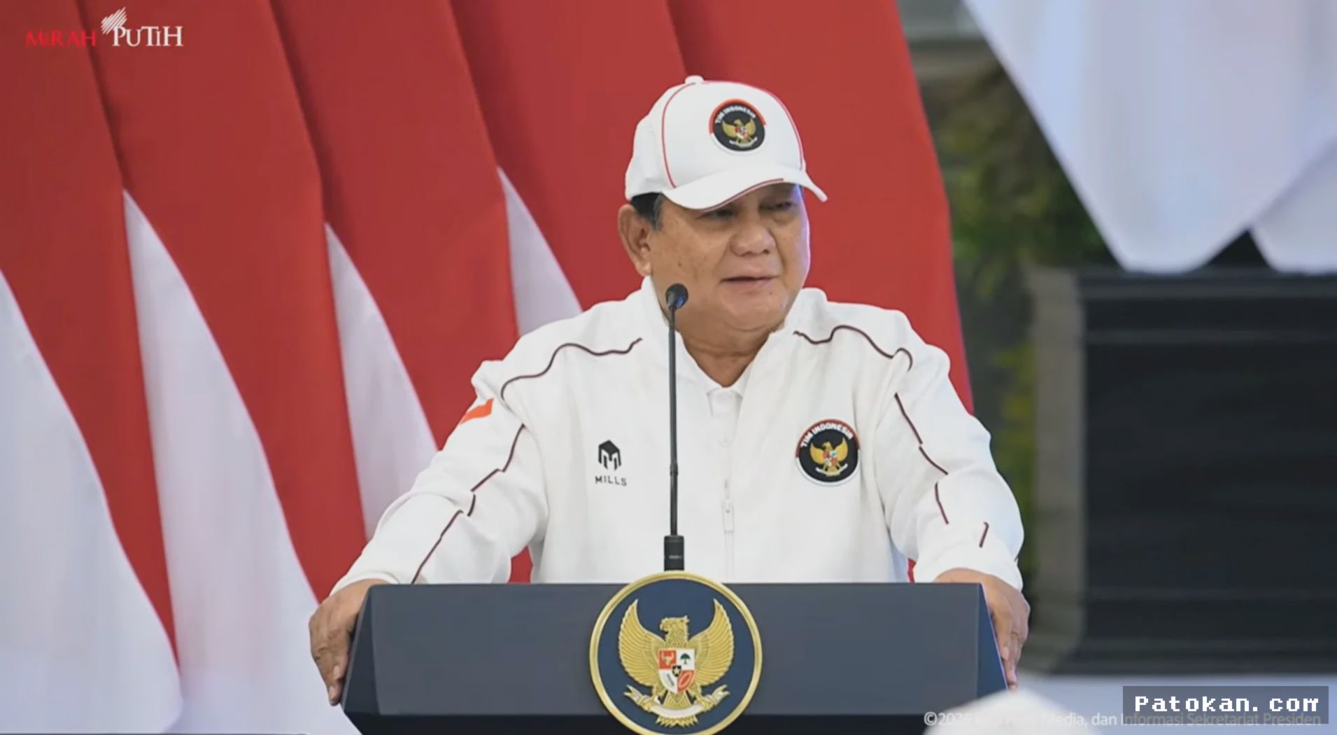 JAKARTA — Presiden Prabowo Lepas Kontingen Asian Games dengan Anedot Tenis