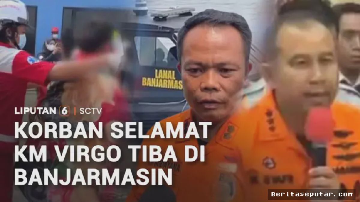 Banjarmasin — 22 Korban Selamat KM Virgo Transport 8 Tiba