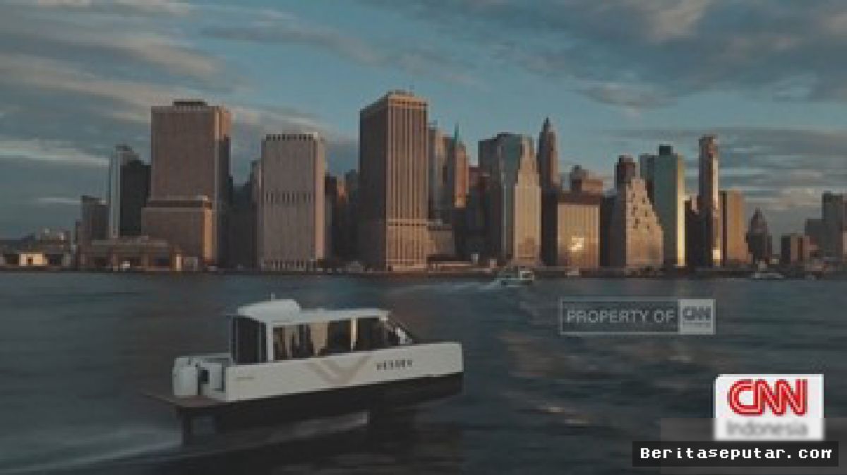 Kapal Listrik Tanpa Sopir Terbang di Perairan New York