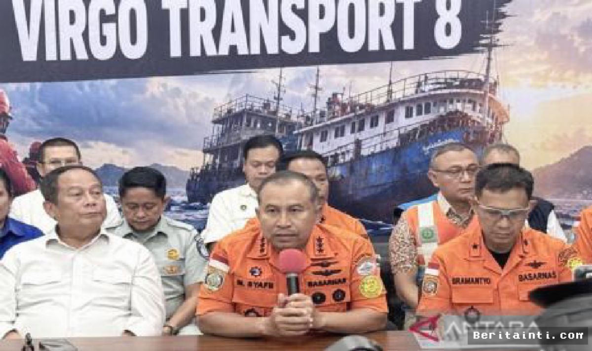 BANJARMASIN — Basarnas Minta Pemilik Segera Pindahkan Bangkai KM Virgo 8