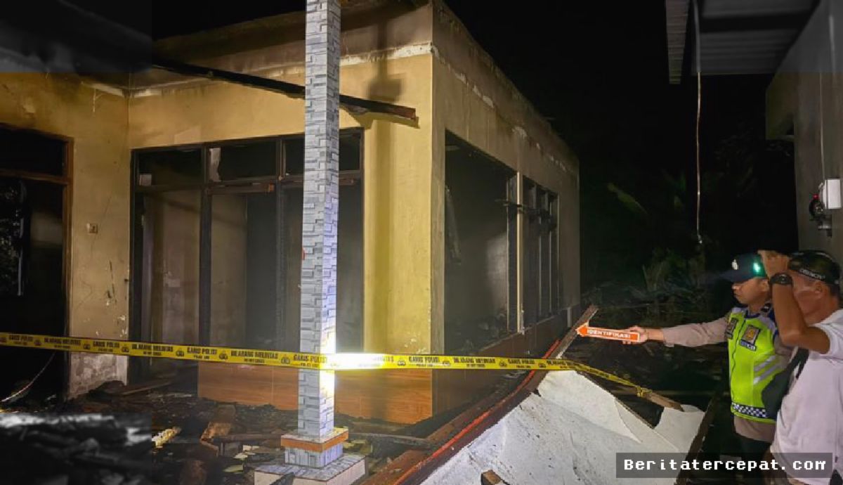 TABANAN — Rumah Petani di Selbar Terbakar, Uang Rp33 Juta Ludes