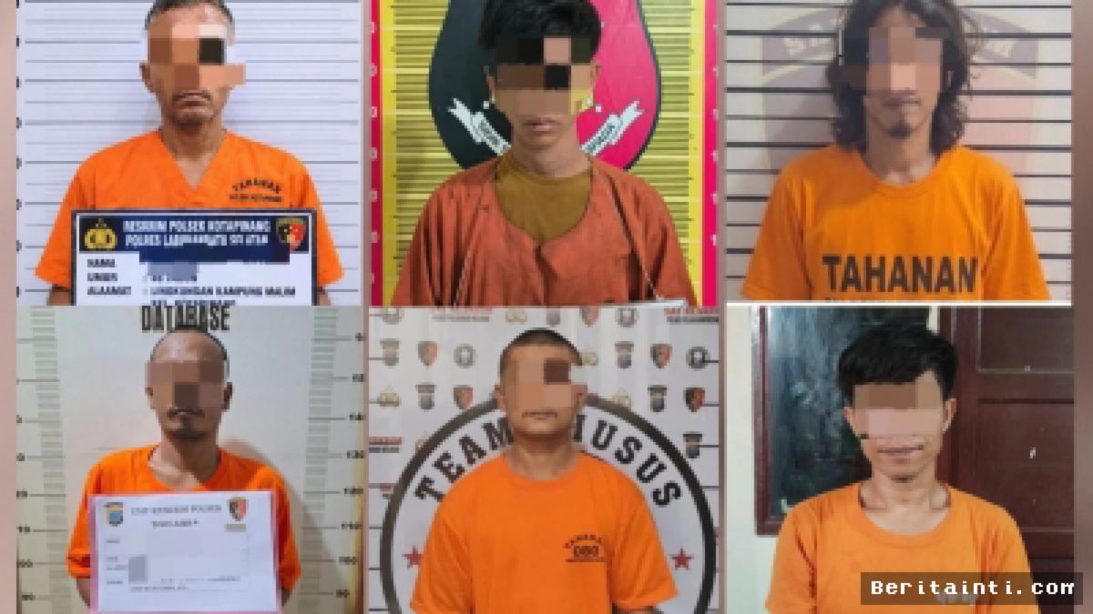 Polda Sumut Ringkus 59 Tersangka Kejahatan Jalanan dalam Dua Hari