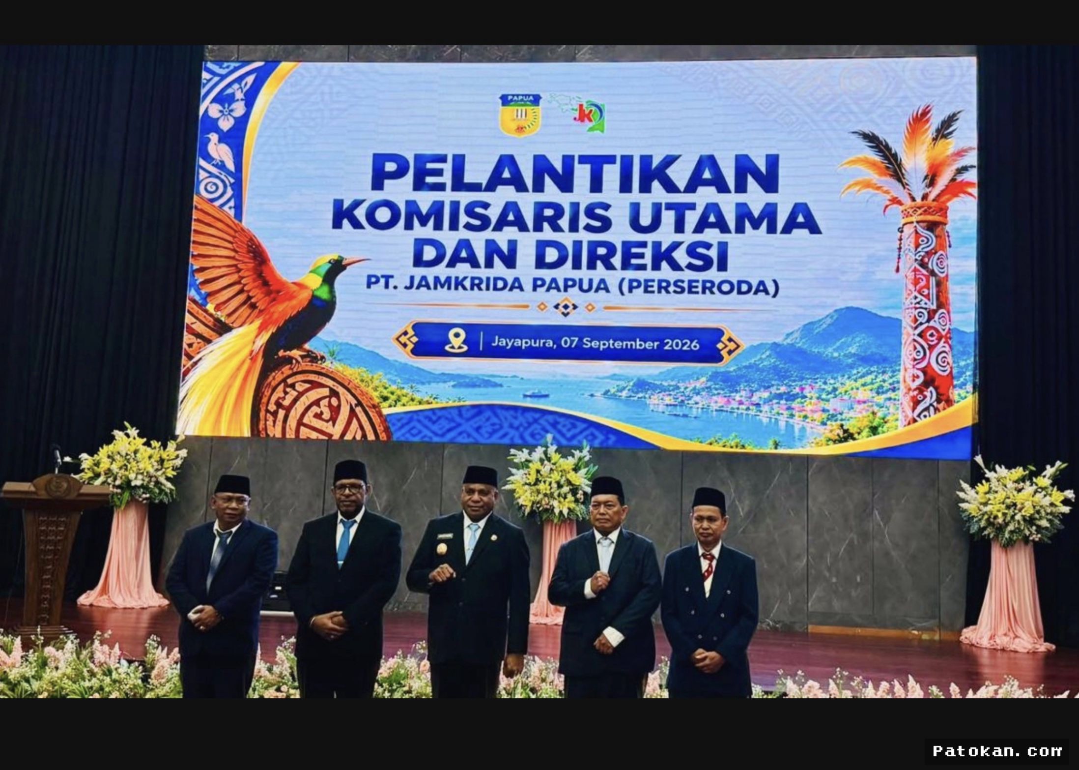 PAPUA — Hironimus Hilapok Resmi Dilantik Menjadi Dirut Jamkrida Papua