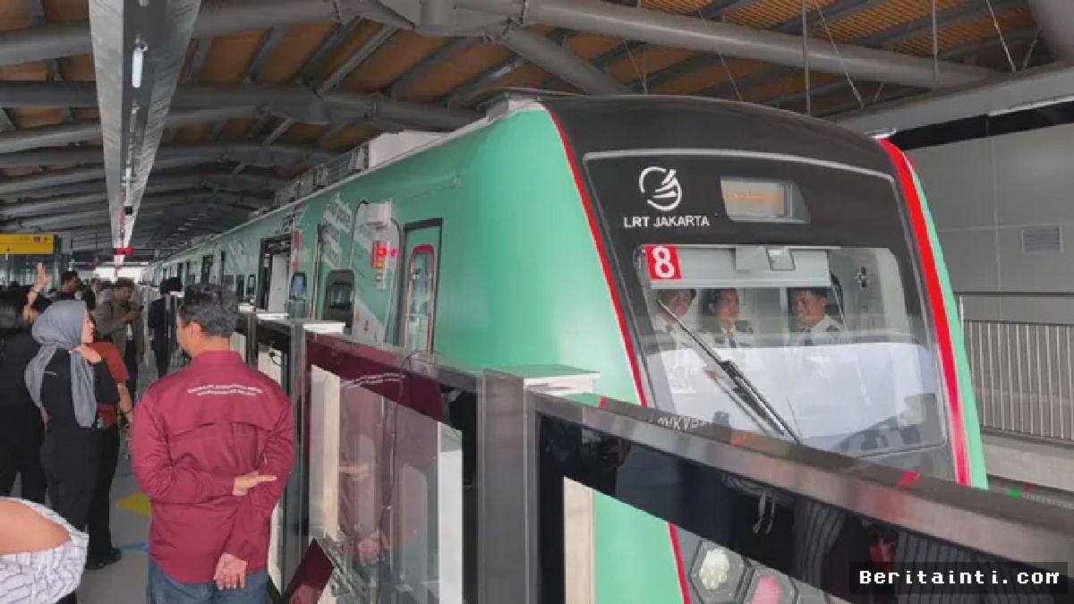 LRT Jakarta Uji Coba Rute Kelapa Gading-Manggarai Berdurasi 28 Menit