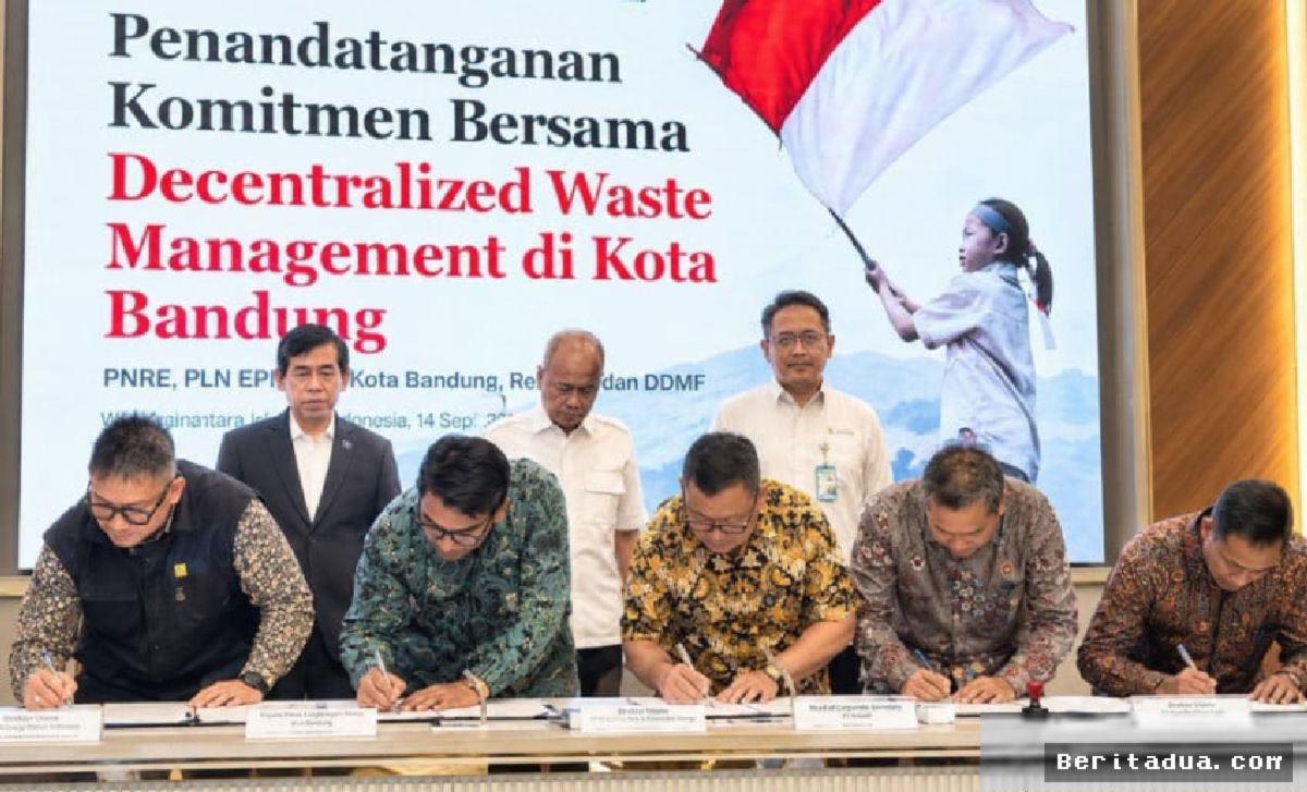 Pertamina NRE Bangun Pengelolaan Sampah Jadi Energi di Bandung