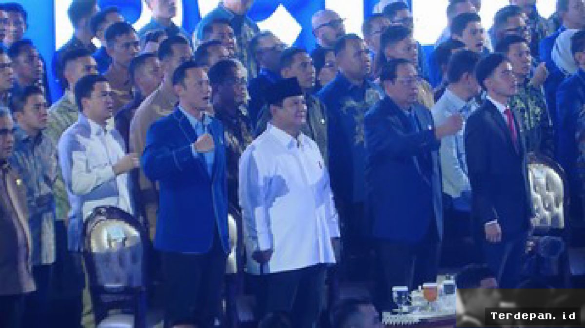 JAKARTA — Prabowo dan Gibran Hadiri Puncak HUT ke-25 Partai Demokrat
