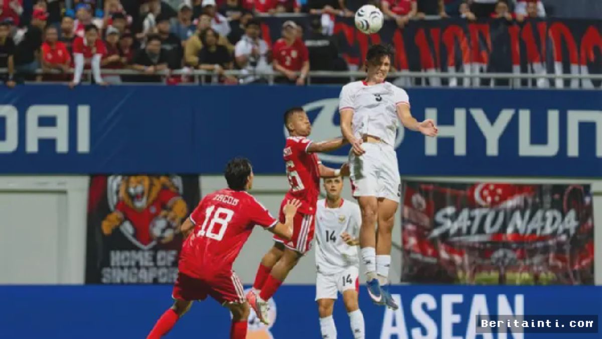 Timnas Indonesia Imbang 1-1 Lawan Singapura di Piala AFF 2026