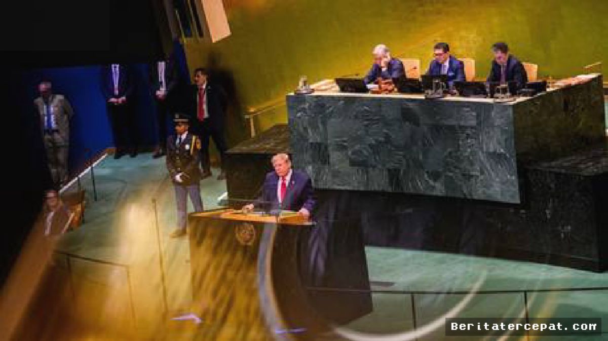 Trump Ancam Musnahkan Iran dalam Pidato di Sidang Umum PBB