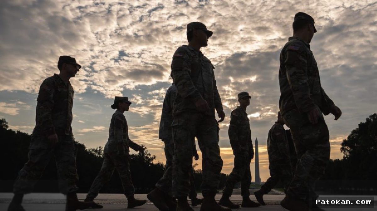 WASHINGTON — Anggota National Guard Ditangkap Usai Ancam Rekan Pakai Senjata
