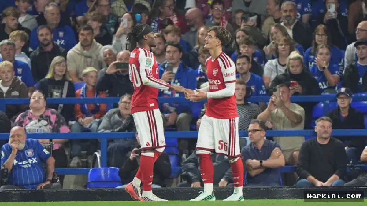 Max Dowman Cetak Gol, Arsenal Bungkam Ipswich di Carabao Cup