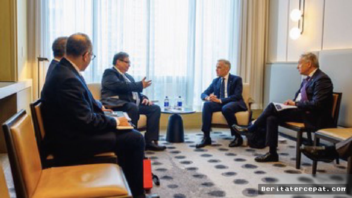 Menko Airlangga Temui PM Kanada Dorong Implementasi Perjanjian Dagang ICA-CEPA